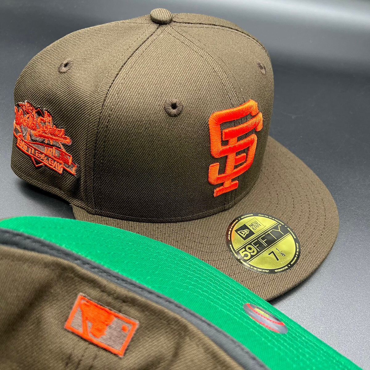 SF Giants NE Fitted (Walnut Brown/Orange) w/'89 WS BOB Side Patch –  Goodfellas SF