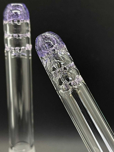 Titz Glass Downstem - Purple Lollipop