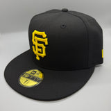 SF Giants (Black/Yellow) NE Fitted w/2007 ASW Side Patch