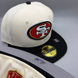 SF 49ers (Cream/Black/Team) NE Fitted