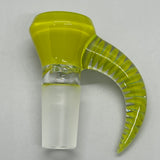 Shamby Glass 14mm Slide #10 (Chartreuse Over Agua AKA Avacado)
