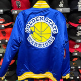 *Sale* GS Warriors Mitchell&Ness Heavyweight Satin Jacket