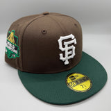 SF Giants (Brown/Dark Green) NE Fitted w/‘ 2014 WC Side Patch