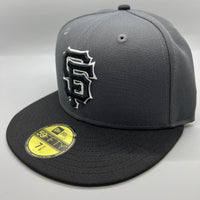 SF Giants NE Fitted (Dark Gray/Black/White) w/ 1961 ASG Side Patch
