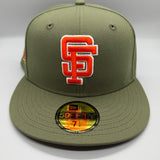 SF Giants (Olive/Orange/White) NE Fitted w/ 2012 WSC Side Patch