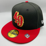 SF 49ers “Deceptor” (Black/Red) NE Fitted