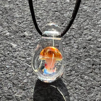 Oopazi Jellyfish Glass Pendant #01