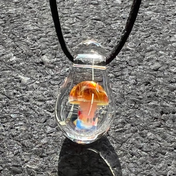 Oopazi Jellyfish Glass Pendant #01