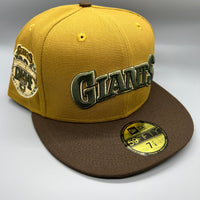 SF Giants NE Fitted (OldGold/Brown/Olive) w/‘84 ASG Side Patch