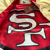 *Sale* SF 49ers Mitchell&Ness Gold Satin Jacket
