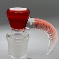 Jarred Bennett Glass 18mm Slide #18 (Pomegranate Over White)