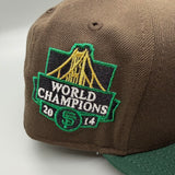 SF Giants (Brown/Dark Green) NE Fitted w/‘ 2014 WC Side Patch