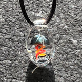 Oopazi Jellyfish Glass Pendant #03