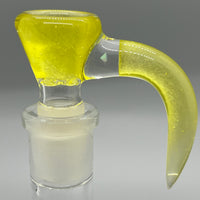 Jarred Bennett Glass 14mm Slide #05 (Pineapple Juice Over Icy White Satin)