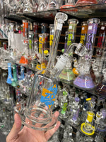 Holiday Sale (Dec 2nd) ZOB Glass 12” Skinny Neck Hybrid Base w/14mm Banger