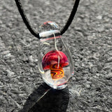 Oopazi Jellyfish Glass Pendant #12