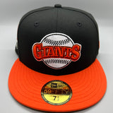 SF Giants NE Fitted (Black/Orange) w/ 2007 ASW Side Patch