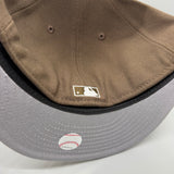 SF Giants “City-Script” NE Fitted (DarkBrown/White)