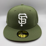 SF Giants (OliveGreen/White) NE Fitted