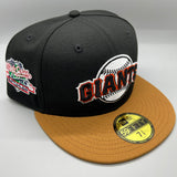 SF Giants NE Fitted (Black/LtBronze) w/‘89 WS “Battle Of The Bay” Side Patch