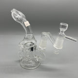 Holiday Sale (Dec 6th) Augy Glass 6” Clear Klein Recycler w/Drop Down