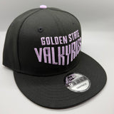 GS Valkyries “Script” (Black/Purple) NE Snapback