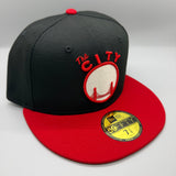 SF Warriors “The City” (Black/Red/Lt.Cream) NE Fitted