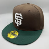 SF Giants (Brown/Dark Green) NE Fitted w/‘ 2014 WC Side Patch