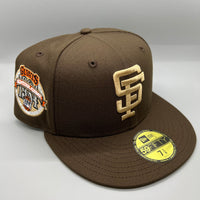 SF Giants NE Fitted (Brown/Khaki) w/ ‘84 ASG Side Patch