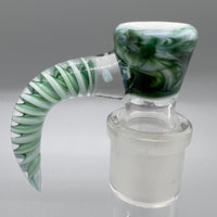 Jarred Bennett Glass 18mm Slide #07 (Exp Green Over White)