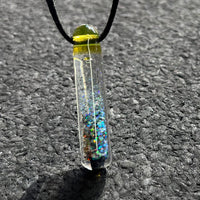 Oopazi Crushed Opal Capsule Glass Pendant #02