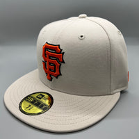 SF Giants NE Fitted (Stone/Orange/Black) w/ 2012 WSC Side Patch