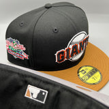 SF Giants NE Fitted (Black/LtBronze) w/‘89 WS “Battle Of The Bay” Side Patch