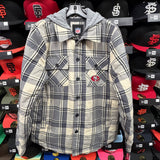 *Sale* SF 49ers “Plaid” Zip/Button Hoodie