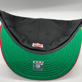 SF 49ers “Retro Script” NE Fitted (Black/Red/Gold)