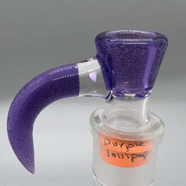 Jarred Bennett Glass 18mm Slide #05 (Purple Lollipop)