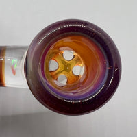 Jarred Bennett Glass 18mm Slide #25 (Purple Rainbow)