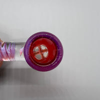 Jarred Bennett Glass 18mm Slide #39 (Lilac Over Pomegranate)