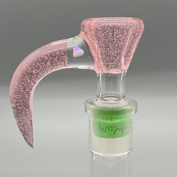 Jarred Bennett Glass 14mm Slide #11 (Pink Lollipop)