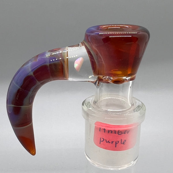 Jarred Bennett Glass 18mm Slide #41 (Amber Purple)