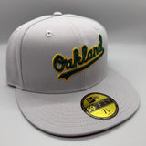 Oakland Athletics “City-Script” (Gray/Team) NE Fitted