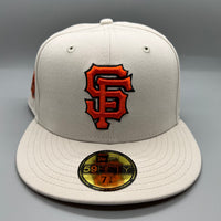 SF Giants NE Fitted (Stone/Orange/Black) w/ 2012 WSC Side Patch