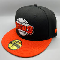 SF Giants NE Fitted (Black/Orange) w/ 2007 ASW Side Patch