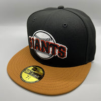 SF Giants NE Fitted (Black/LtBronze) w/‘89 WS “Battle Of The Bay” Side Patch