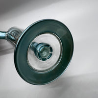 Shamby Glass Custom 11” Satin Bubbler w/Retti (Neptunium)