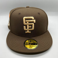 SF Giants NE Fitted (Brown/Khaki) w/ ‘84 ASG Side Patch