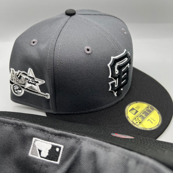 SF Giants NE Fitted (Dark Gray/Black/White) w/ 1961 ASG Side Patch