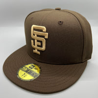 SF Giants NE Fitted (Brown/Khaki) w/ ‘84 ASG Side Patch