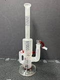 Sovereignty CapCycler PA Stemline 16mm 6-Cut UpGrid to Grid Cap 180 Front Facing with Cold Worked Body & Neck Mille x1 26mm Cut (Pomegranate)