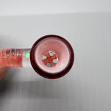 Jarred Bennett Glass 18mm Slide #32 (Pomegranate Over White)